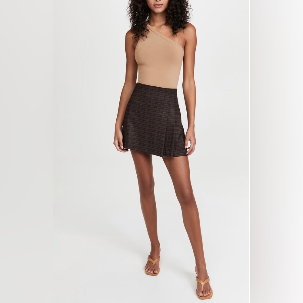 Alice and Olivia Semira Pleated Mini Skirt